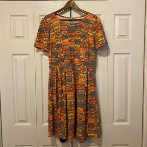 Rare! Lularoe cassette print dress XL